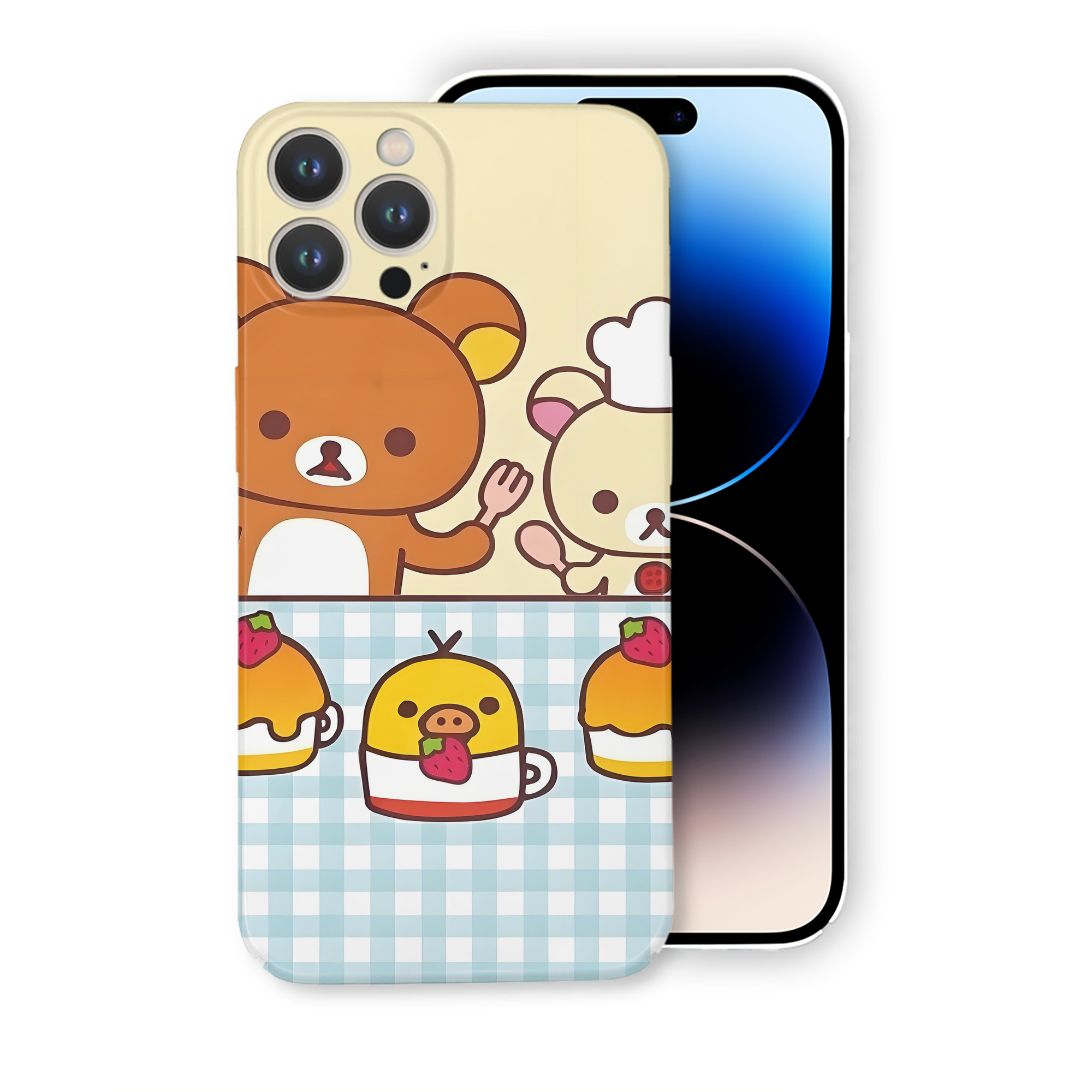 （画像用） リラックマ リラックマ キイロイトリ Rilakkuma Korilakkuma Kiiroitori 【iPhone 14シリーズ対応】ハードケース